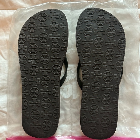 Tory Burch Zebra Print Sandals in Black and White - Picture 5 of 5